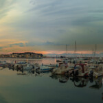 Ηλιοβασίλεμα στο λιμάνι του Ρεθύμνου